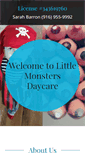 Mobile Screenshot of littlemonstersdaycare.net